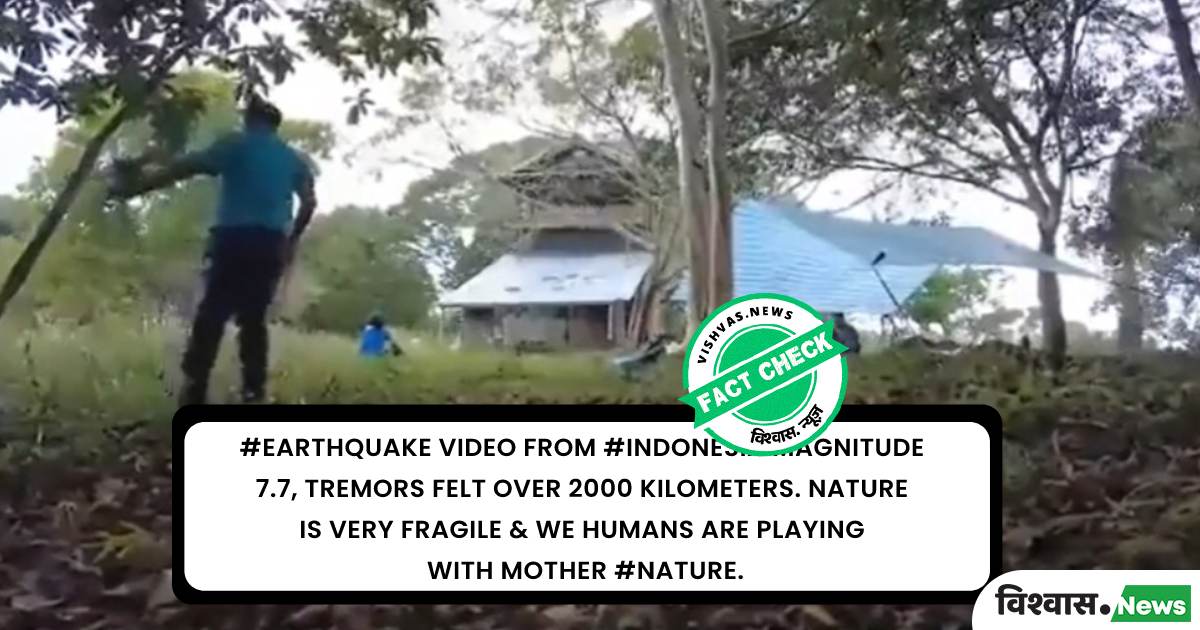 Image accompanying Earthquake Video From Indonesia.